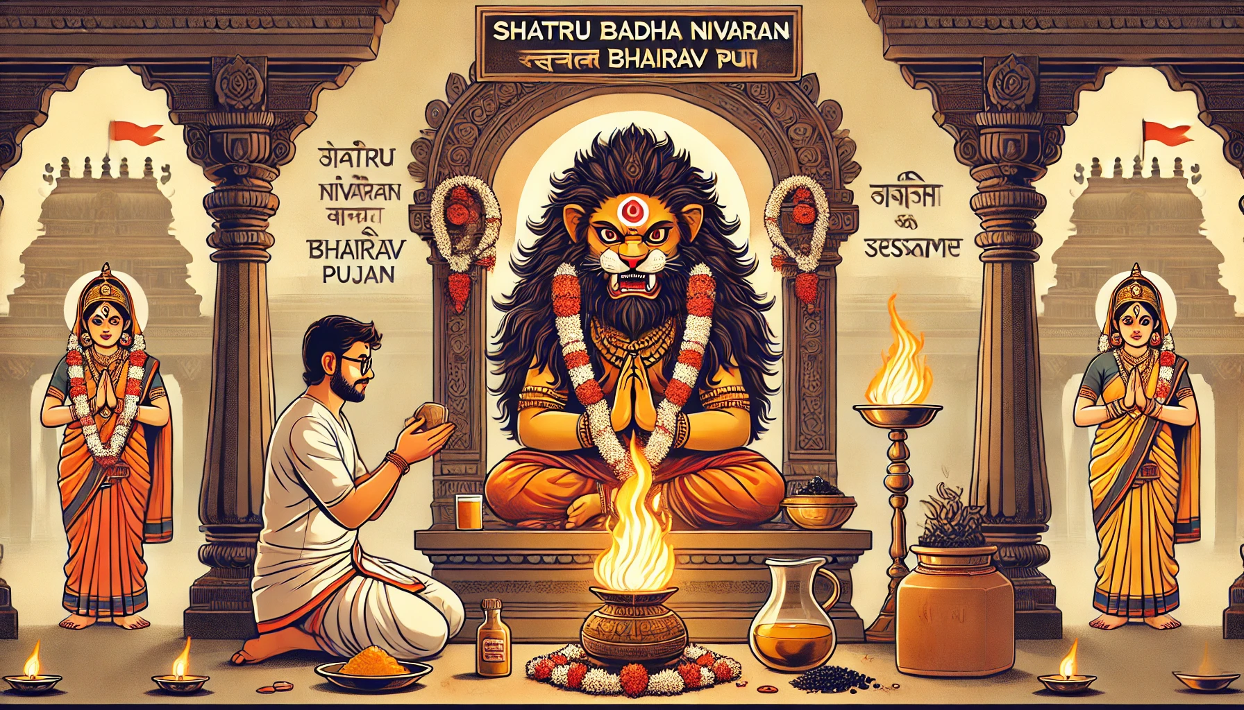 Shatru Badha Nivaran Bhairav Pujan - Deepak Gautam की सेवा